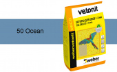 Затирка для швов weber.vetonit Deco 50 океан, 2 кг.