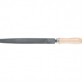 Напильник, 200 мм, плоский, деревянная ручка СИБРТЕХ