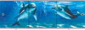 Экран 1,48 "Премиум Арт" №5, дельфины