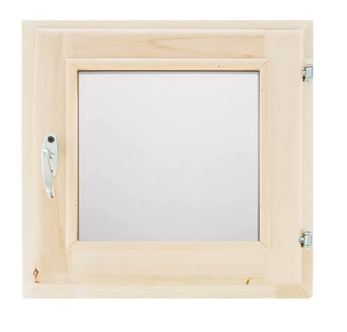 Окно (банное) 2 стекла с фурнитурой 500*500 хвоя