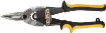 Ножницы по металлу "Aviation" усиленные, прорезиненные ручки, прямые 250 мм FIT