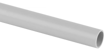 Труба ПВХ 16 мм гладкая жесткая (2 м) серая TDM