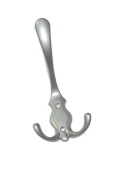 Крючок-вешалка №49 полимер серебро (Металлист)