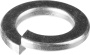 Шайба  8 пружинная (гровер), DIN 127B, цинк (уп.16 шт.) европодвес