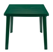 Стол пластиковый квадратный 80х80х72см зеленый