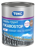 ТЕКС Грунт-Эмаль "РжавоStop" черный 0,9 кг