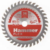 Диск пильный  Hammer Flex 205-134 10*85мм  36 зубов по дереву