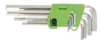 Набор ключей имбусовых 1.5-10 мм, закаленные 9шт, короткие Сибртех