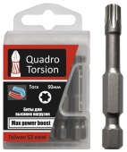 / 1/4" 20-50 Torx "Quadro Torsion" 432050