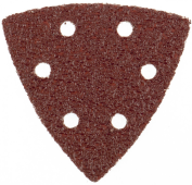 Треугольник абразивный на ворсовой подложке под "липучку", перф., P 100, 93 мм, 5 шт Matrix