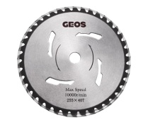 Нож для триммера GEOS 255мм  25.4 мм, 40 зубцов