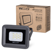 Светодиодный прожектор Wolta-10W/06, 5500K, 10 W SMD, IP 65,цвет серый, слим