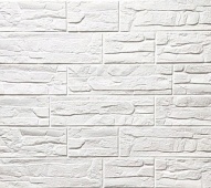 Самоклеющиеся панели 3D 700х700х5мм «Кирпич МОДЕРН белый»