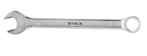 Ключ комбинированный, 18 мм, CrV, матовый хром Stels