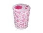 Подставка для зубных щеток Дольче Вита (бело-розовая)